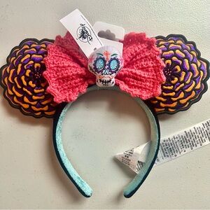 Disney Coco Day Of The dead Mickey Minnie Ears Brand New With Tags